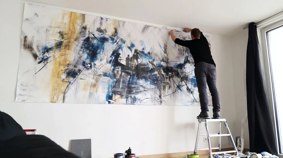 Un grand tableau pour transformer une pièce sans effort