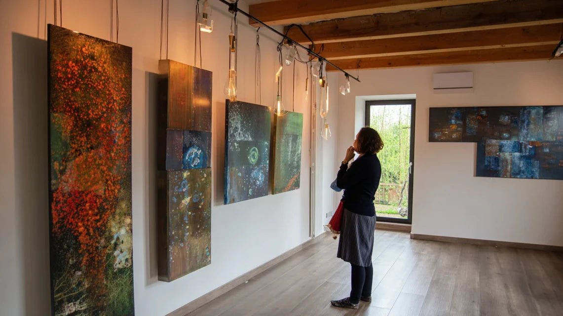 Voyage personnel en tableaux, matérialiser une transformation par l'art