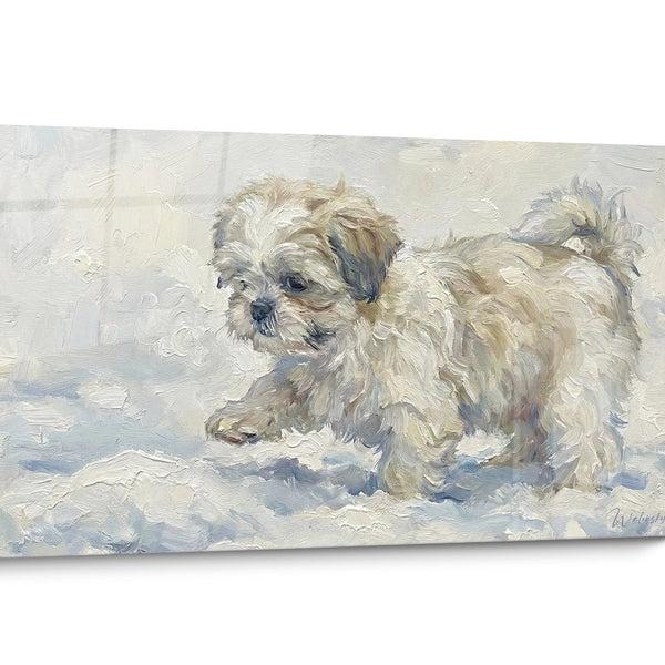 Tableau chien Shih Tzu Portrait
