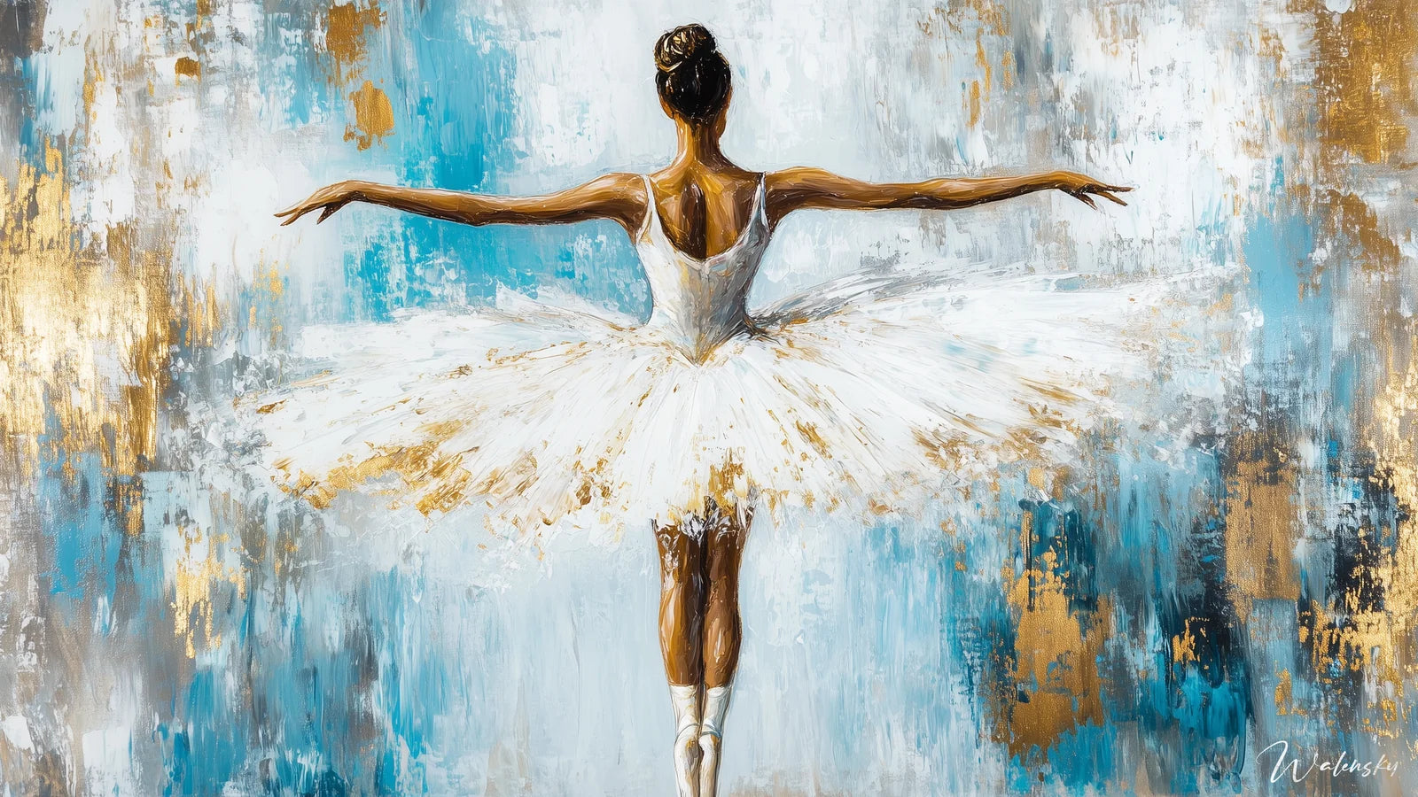 Tableaux Danseuse Abstrait