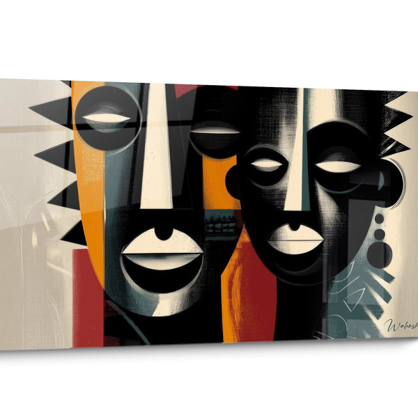 Modern African Tribal Art Canvas