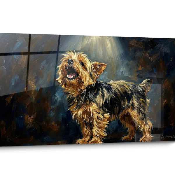Tableau chien Yorkshire Terrier Portrait
