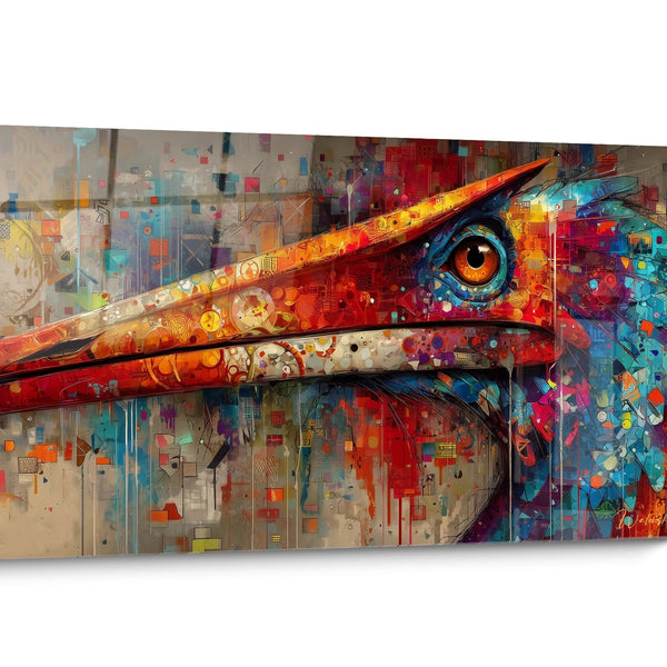 Tableau Quetzalcoatlus Abstrait