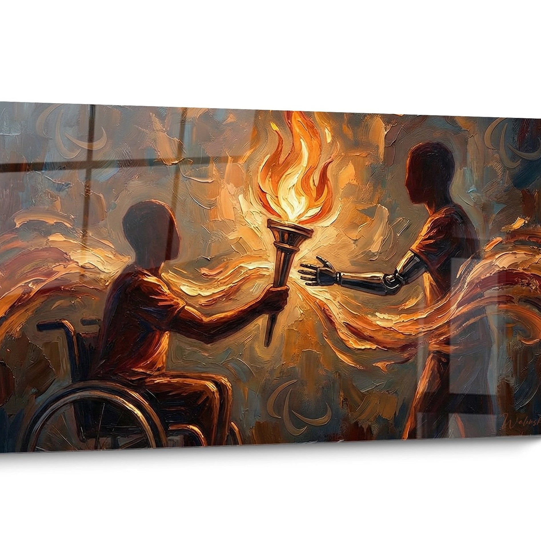 Paralympisches Kunstwerk