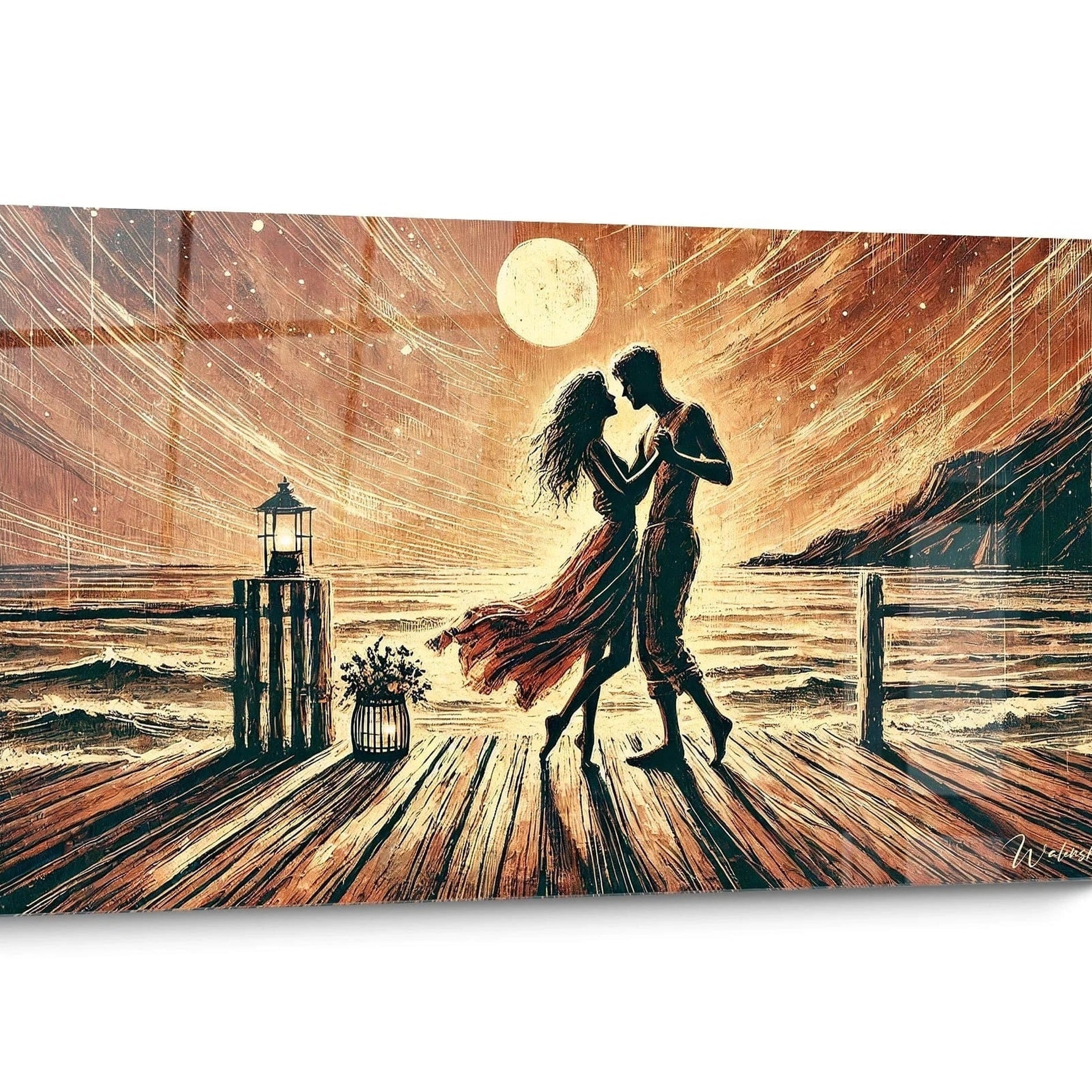 Romantic Sunset Wall Art