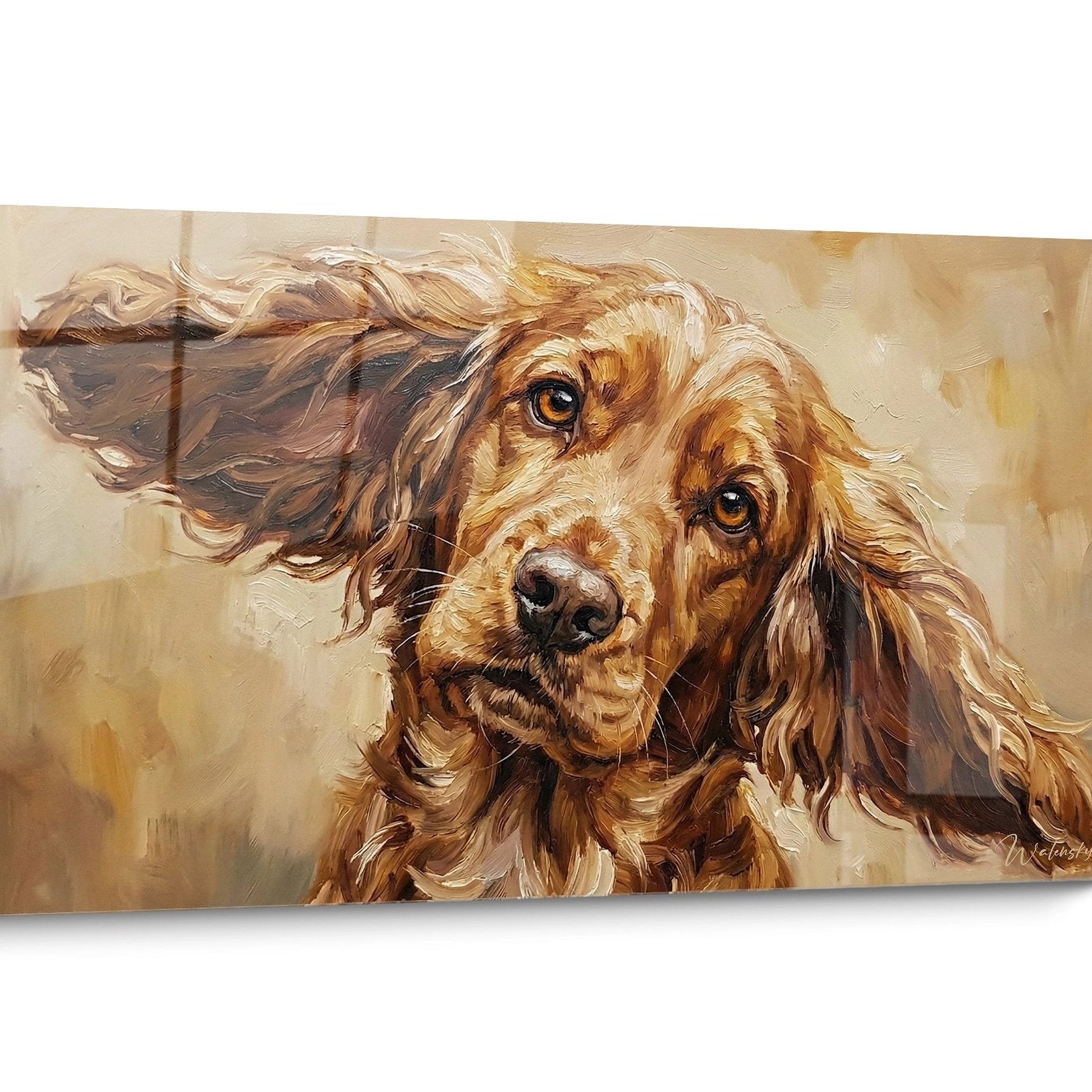 English Cocker Spaniel Dog Portrait Wall Art