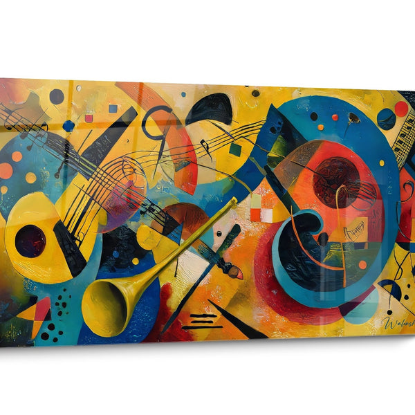 Schilderij voor advocatenkantoor Muziek