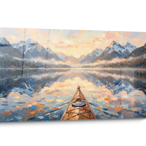Quadro Kayak Tramonto