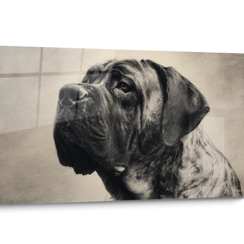 Englische Mastiff Kunstdruck