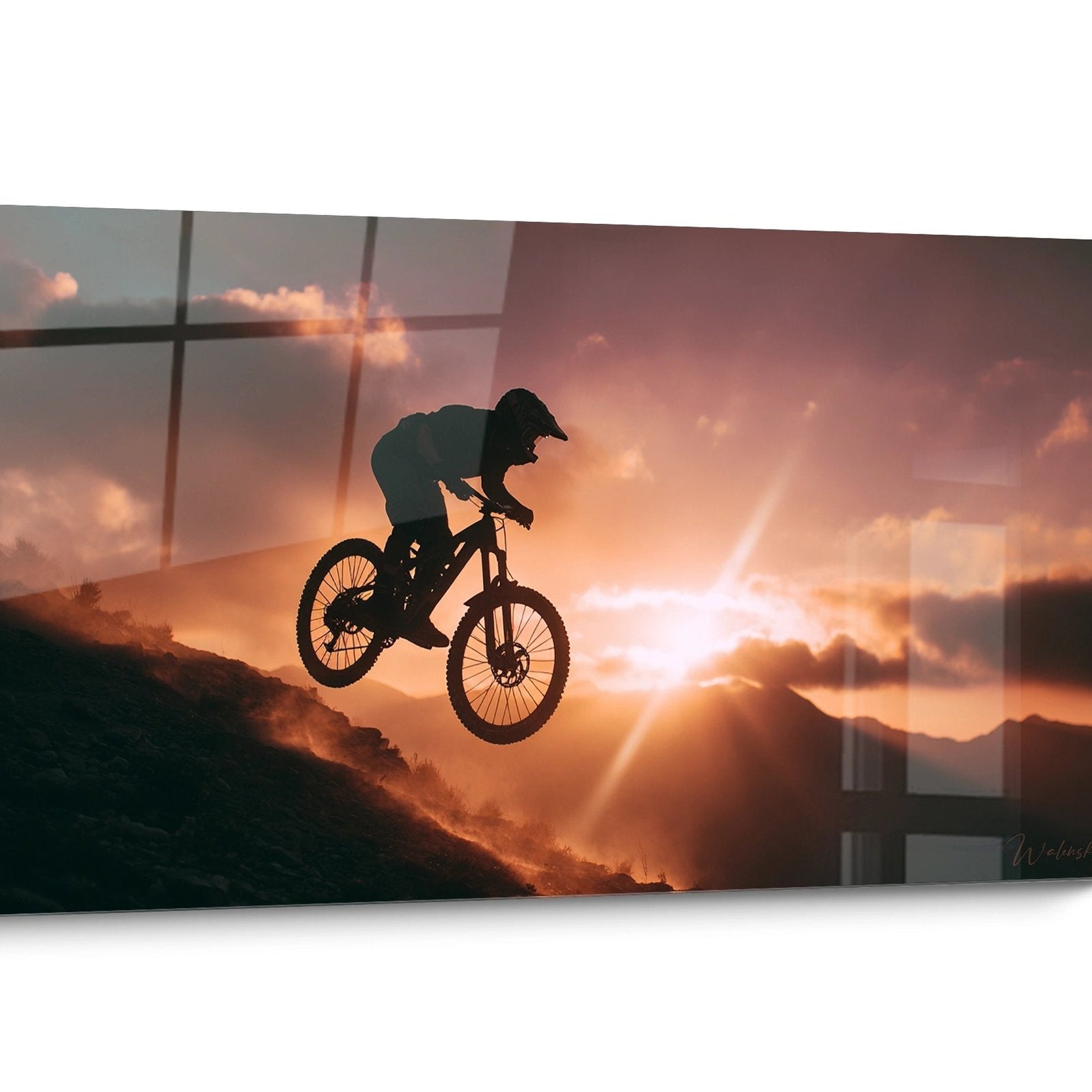 Tableau VTT Lever Soleil Coucher Soleil