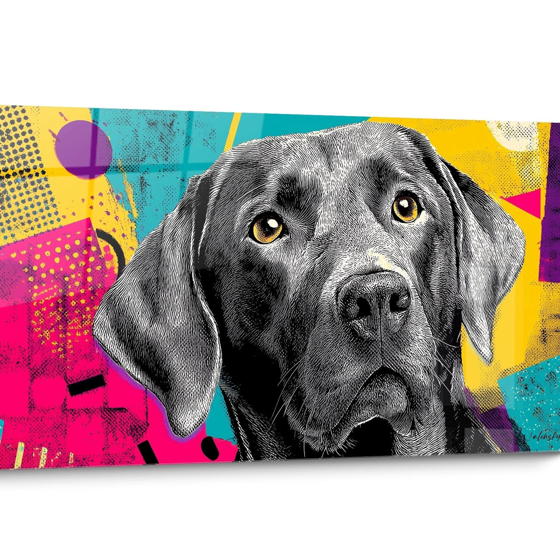 Tableau Labrador Retriever Pop Art