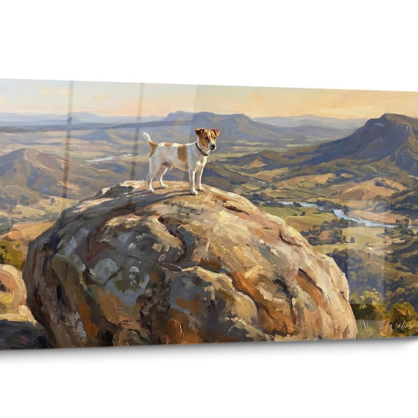 Tableau chien Jack Russel Terrier Doré