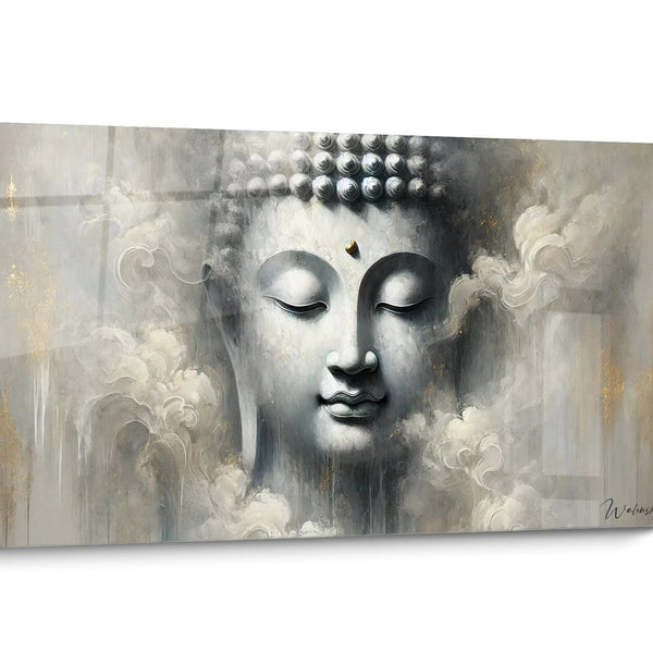 Spiritueel Zwart-Wit Zen Schilderij