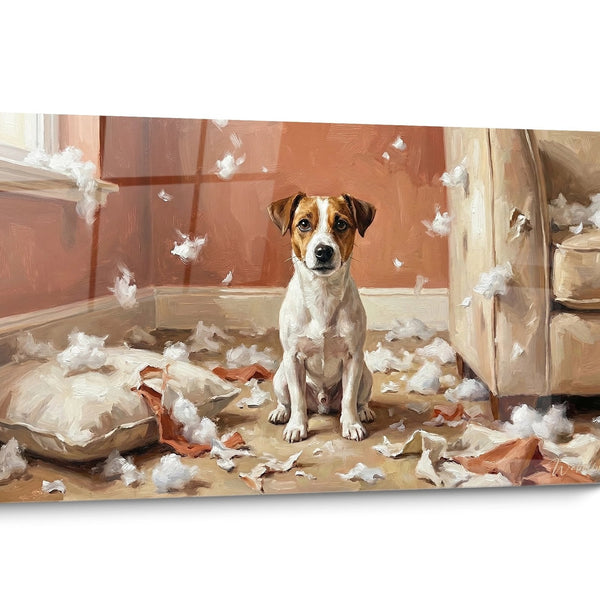 Tableau chien Jack Russel Terrier Réaliste