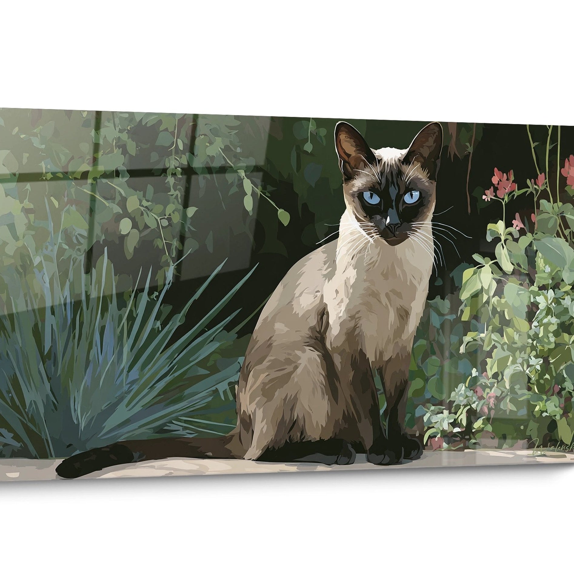 Tableau chat Tonkinese Zen