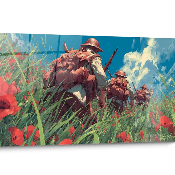 Tableau seconde guerre mondiale Vintage