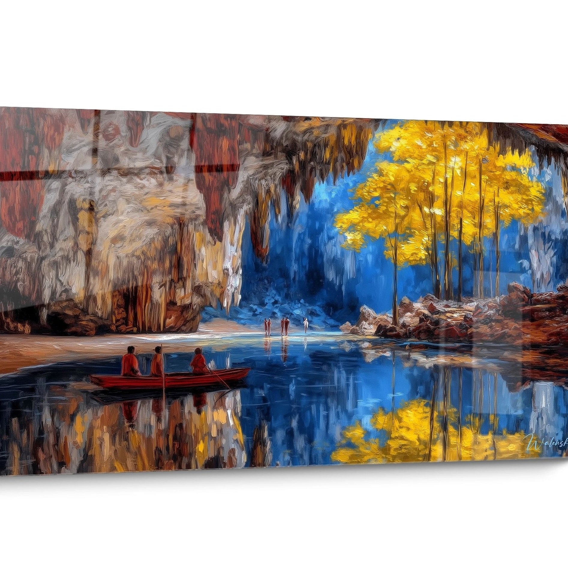 Natural cave artworks