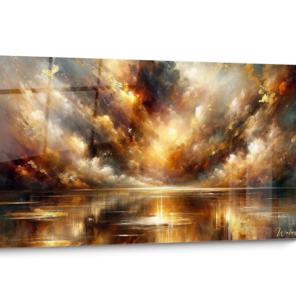 Schilderij voor advocatenkantoor Goudkleurig