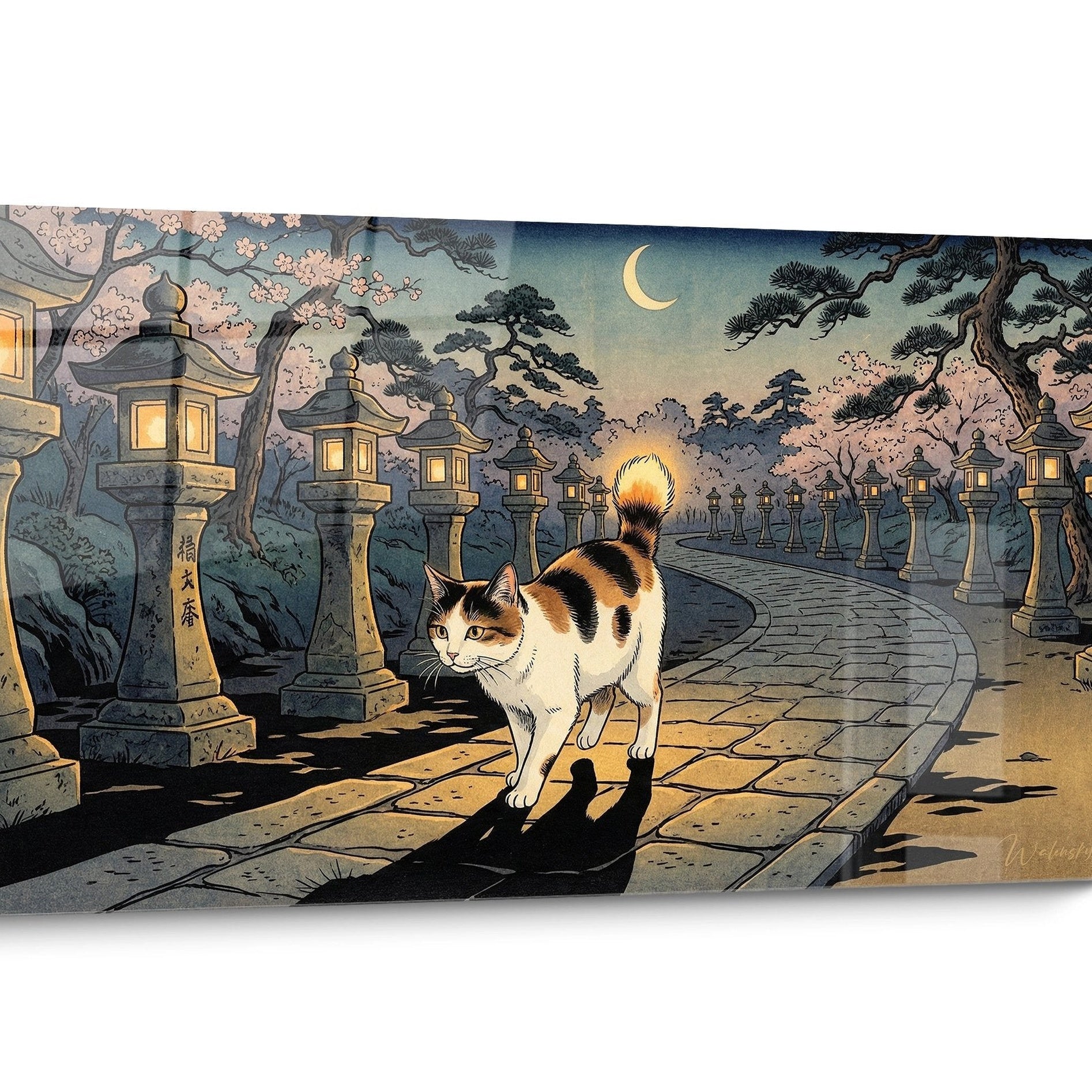 Tableau chat Japanese Bobtail
