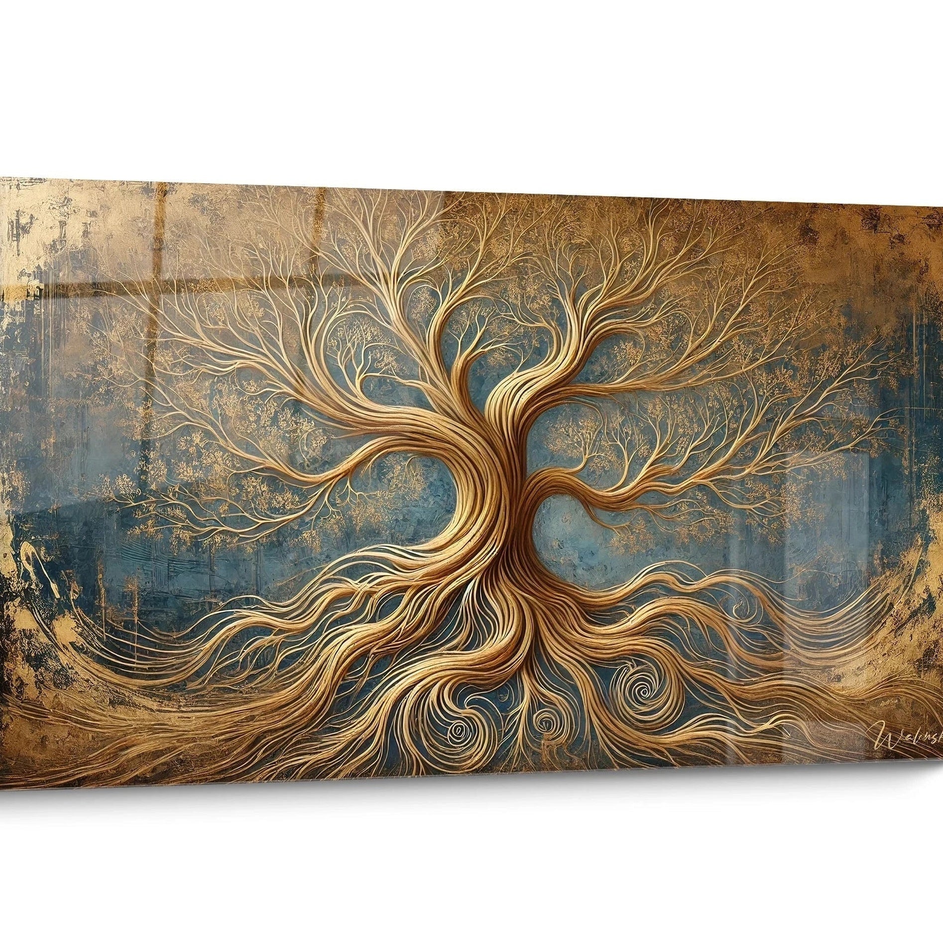 Tableau Arbre de Vie Doré