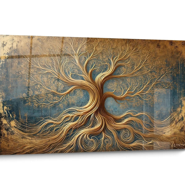 Tableau Arbre de Vie Doré