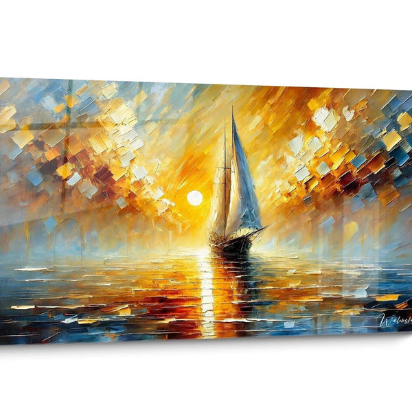 Boats & Sailboats Sunset Wall Art