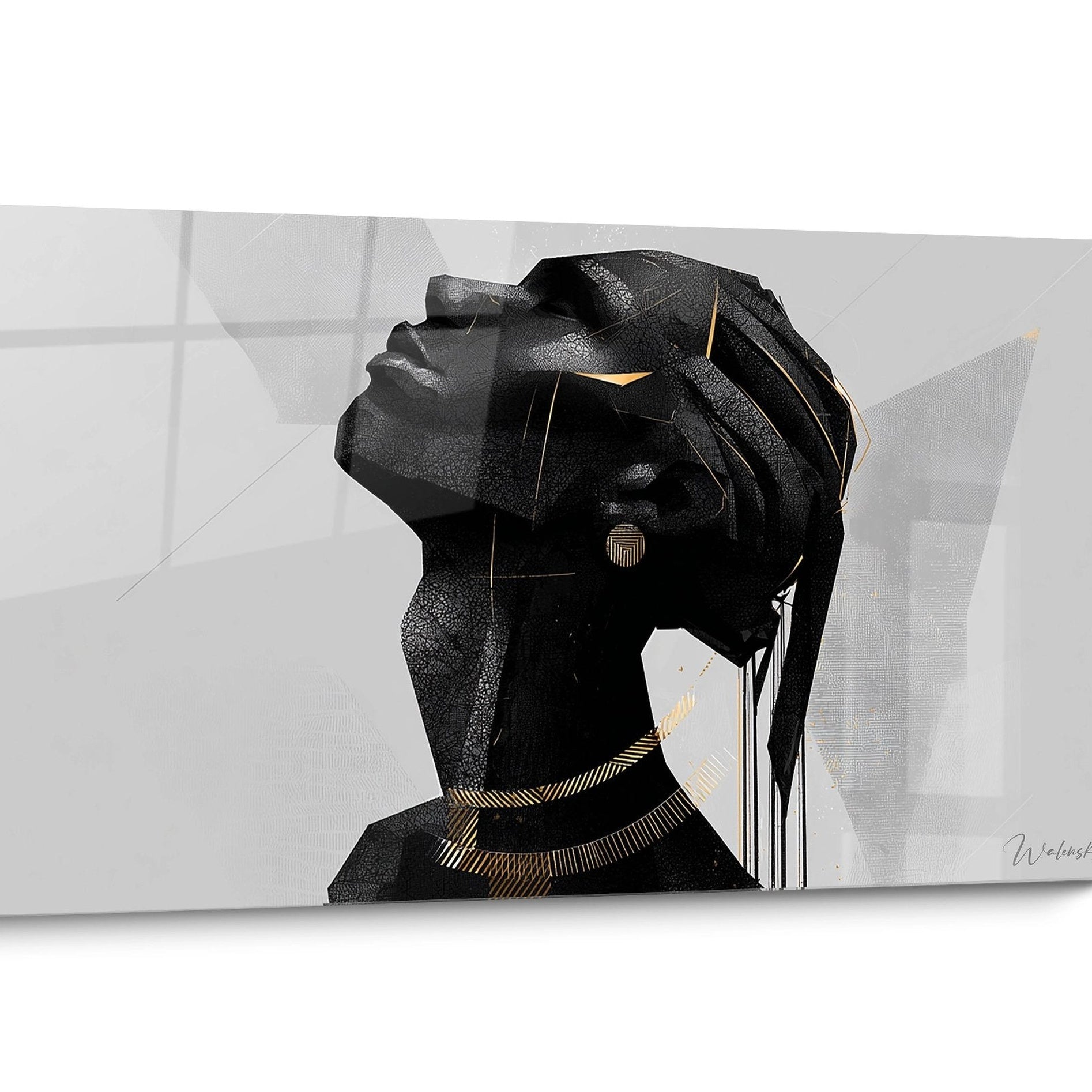 Tableau Africa Noir et Blanc