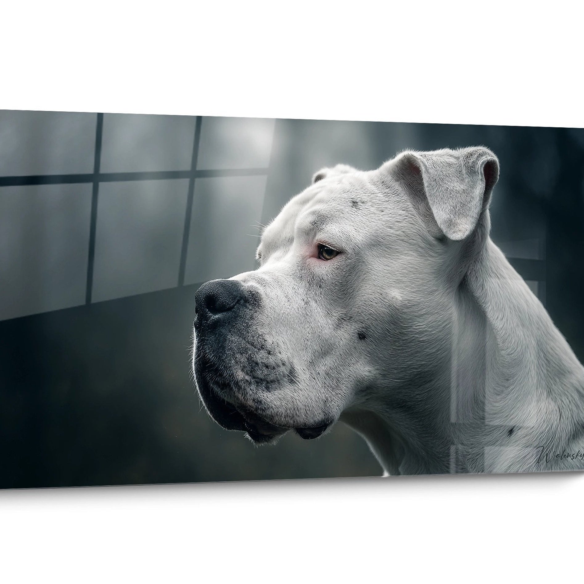 Tableau chien Dogue Argentin Moderne