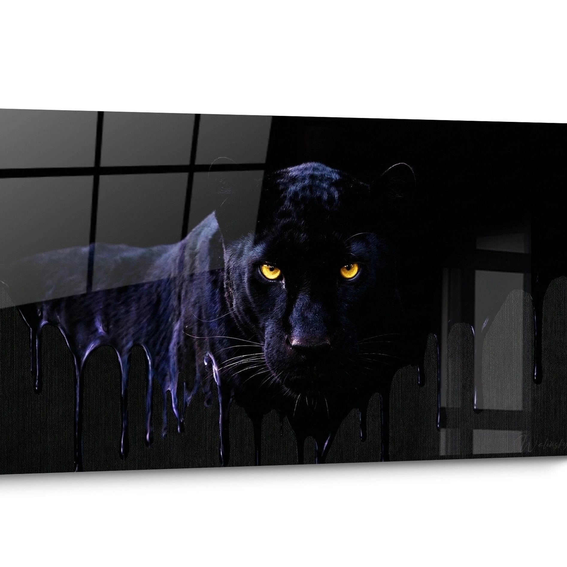 Tableau Street art dripping éclaboussures