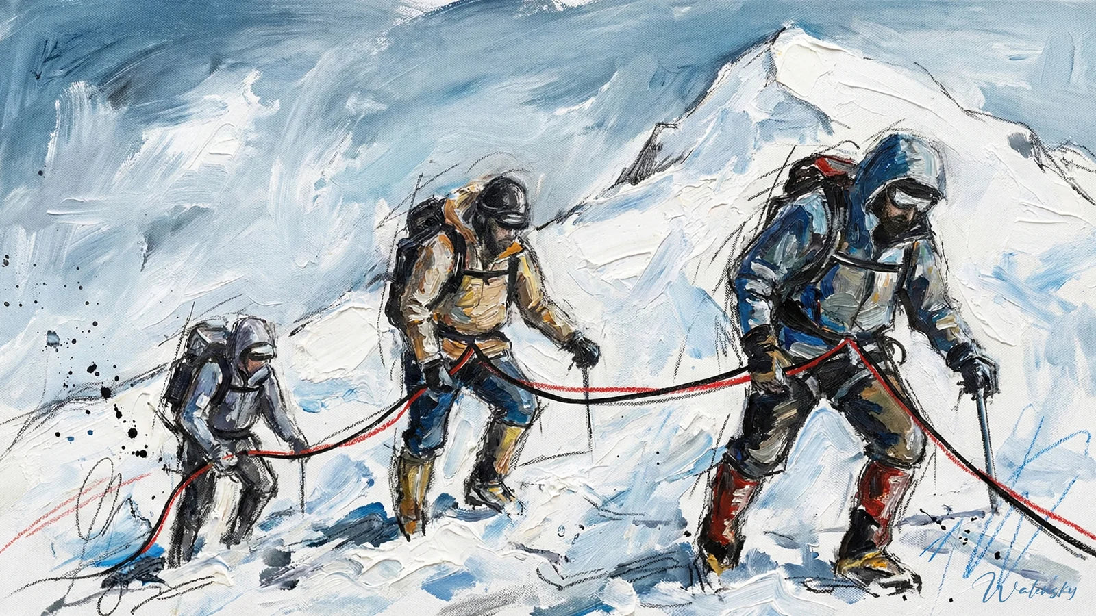 Tableau Le Mont Blanc