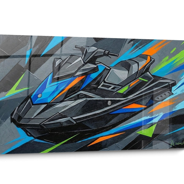Tableau Jetski Street Art