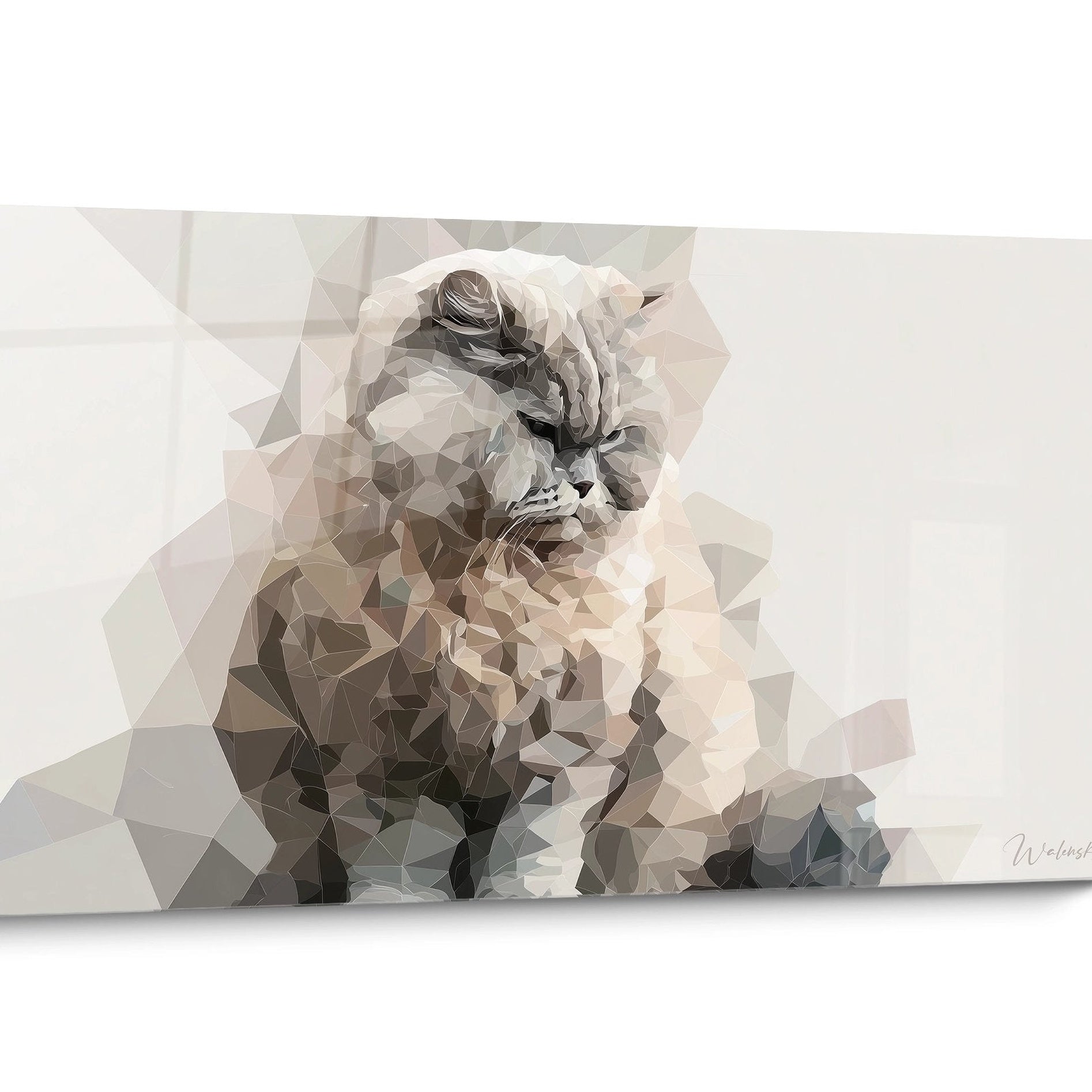 Selkirk Rex Cat Portrait Wall Art