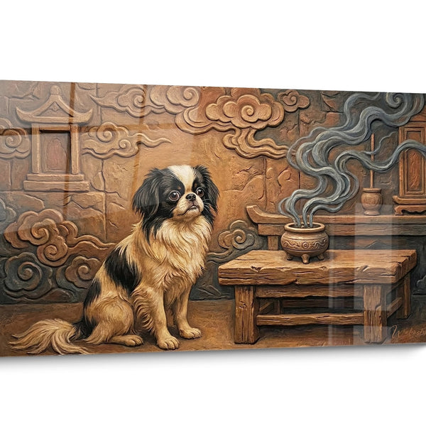 Quadro Cane Spaniel Giapponese Zen