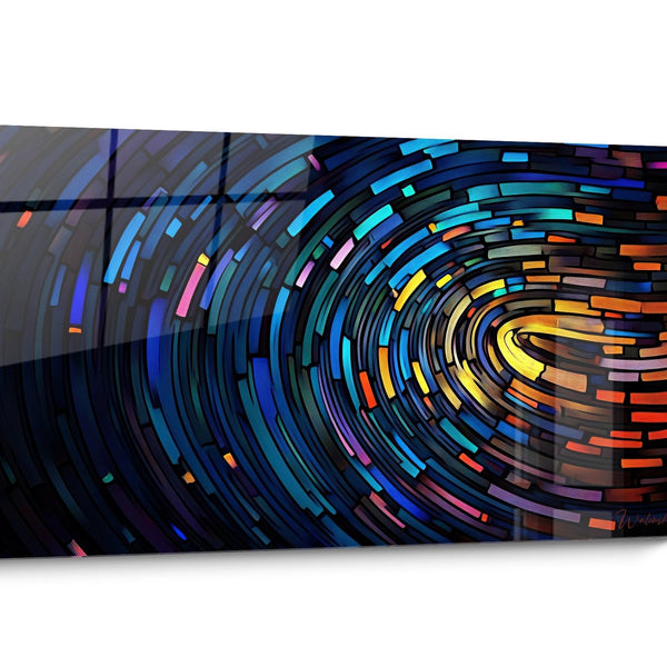 Tableau spirales abstraites Digital