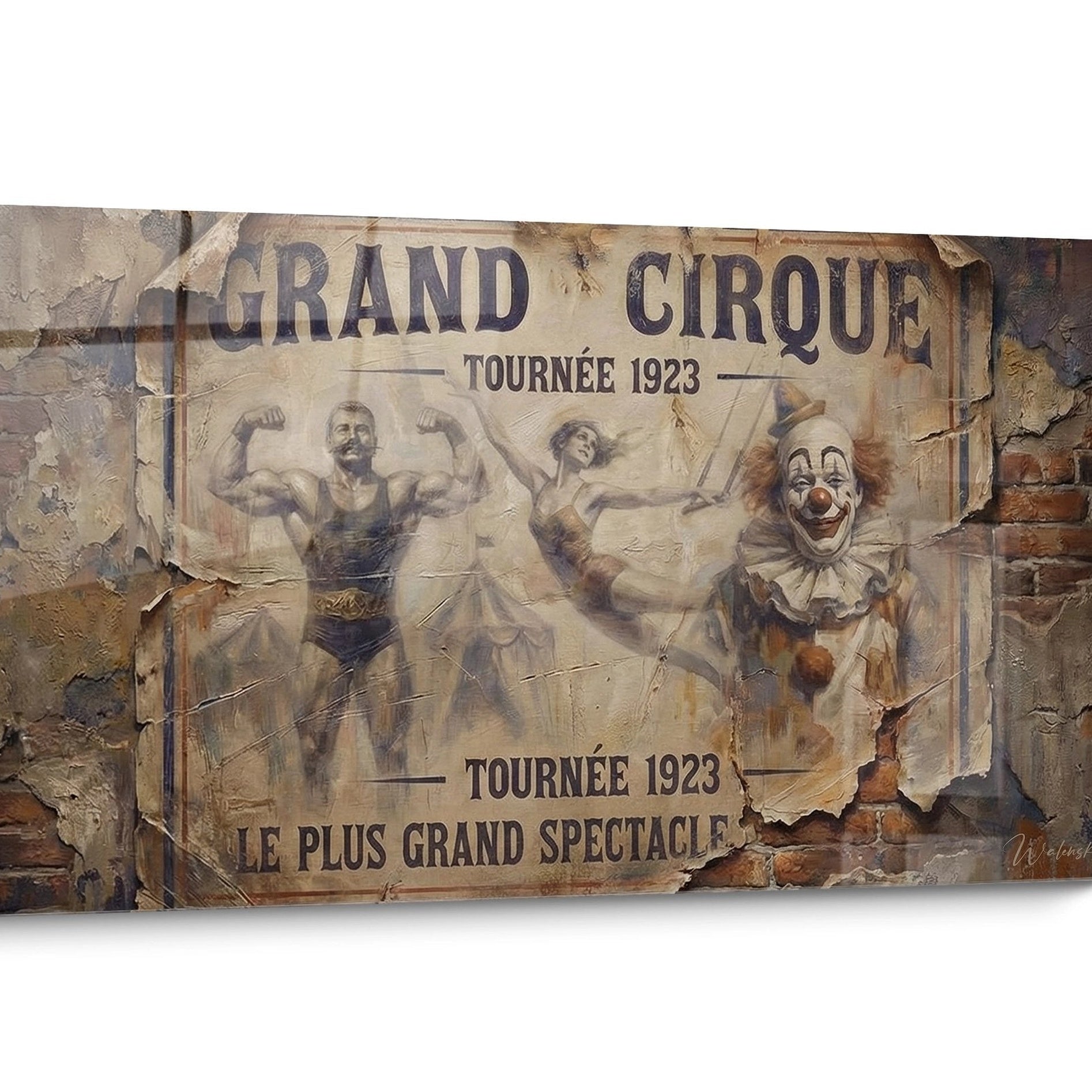 Vintage Zirkus Wandbild