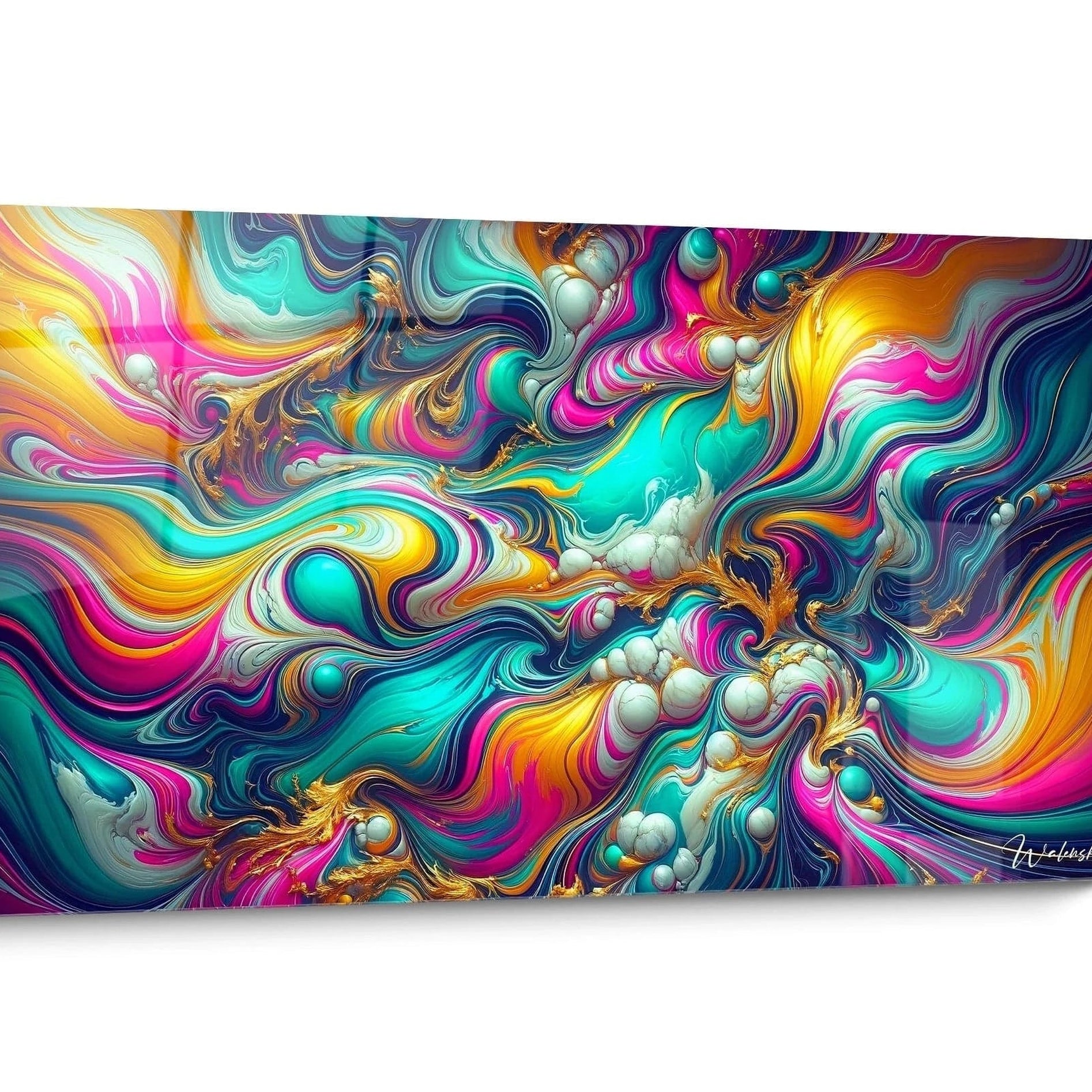 Multicolored Hallway Wall Art