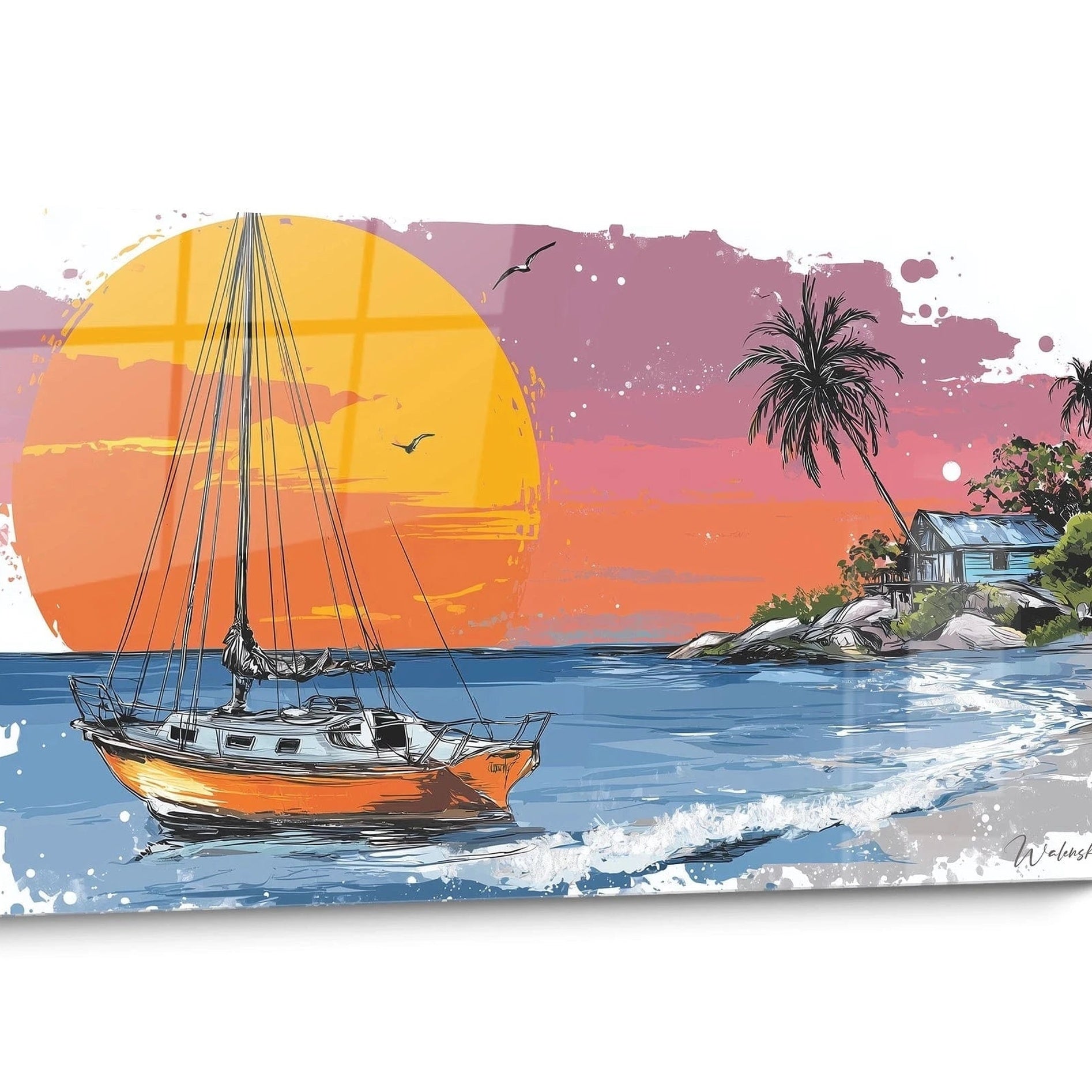 Tableau Été Tropical