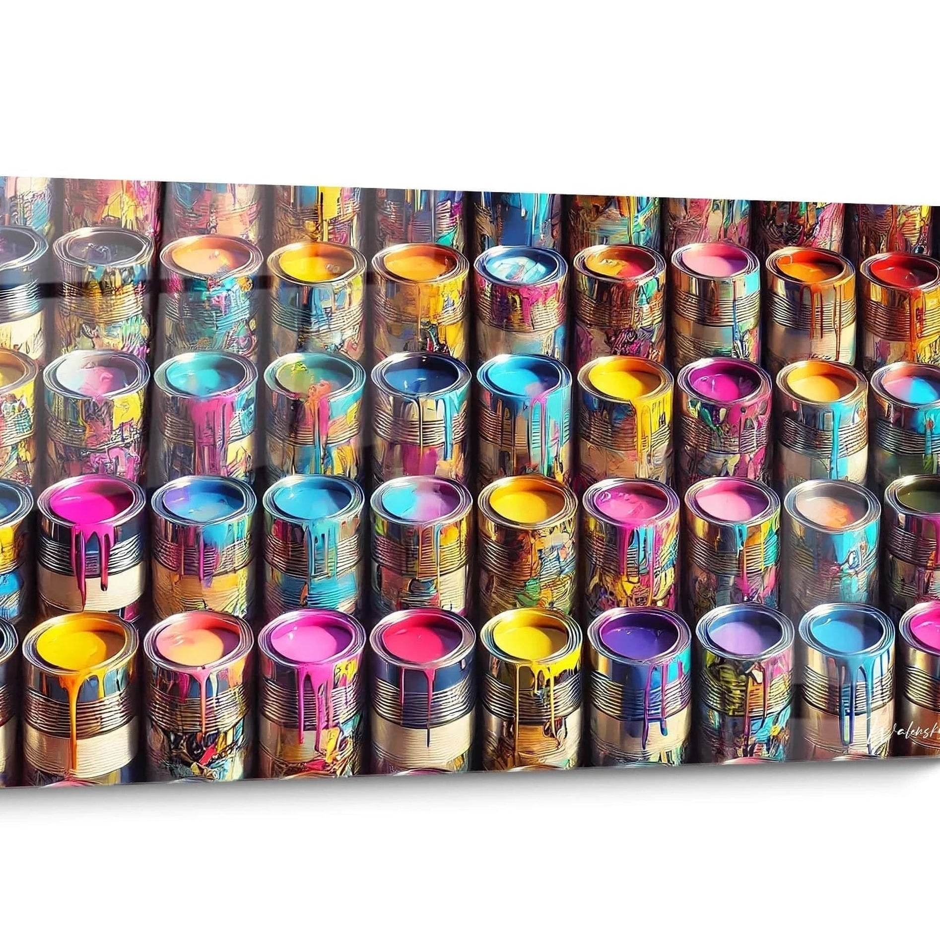 Abstract Pop Art Wall Paintings