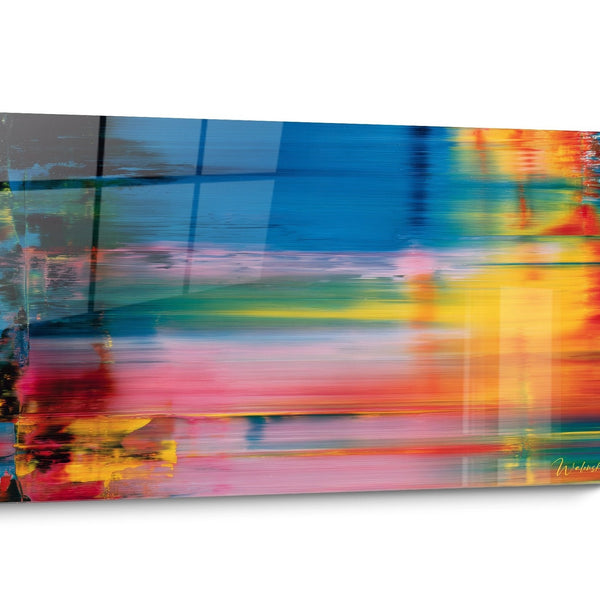 Tableau abstrait style raclé Moderne