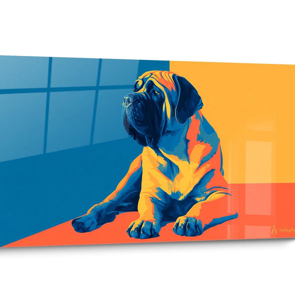 Schilderij Engelse Mastiff Pop Art