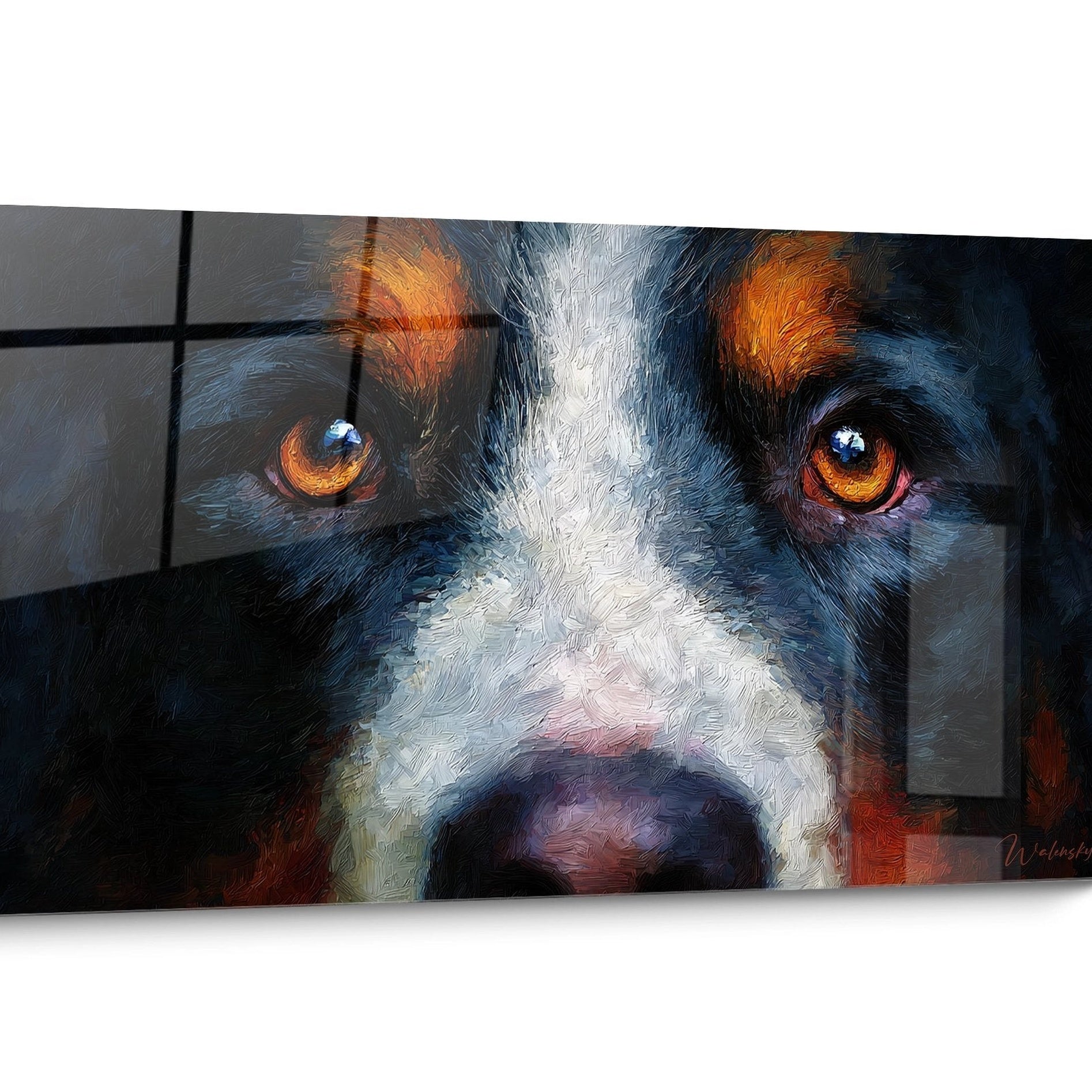 Wandbild Berner Sennenhund realistisch