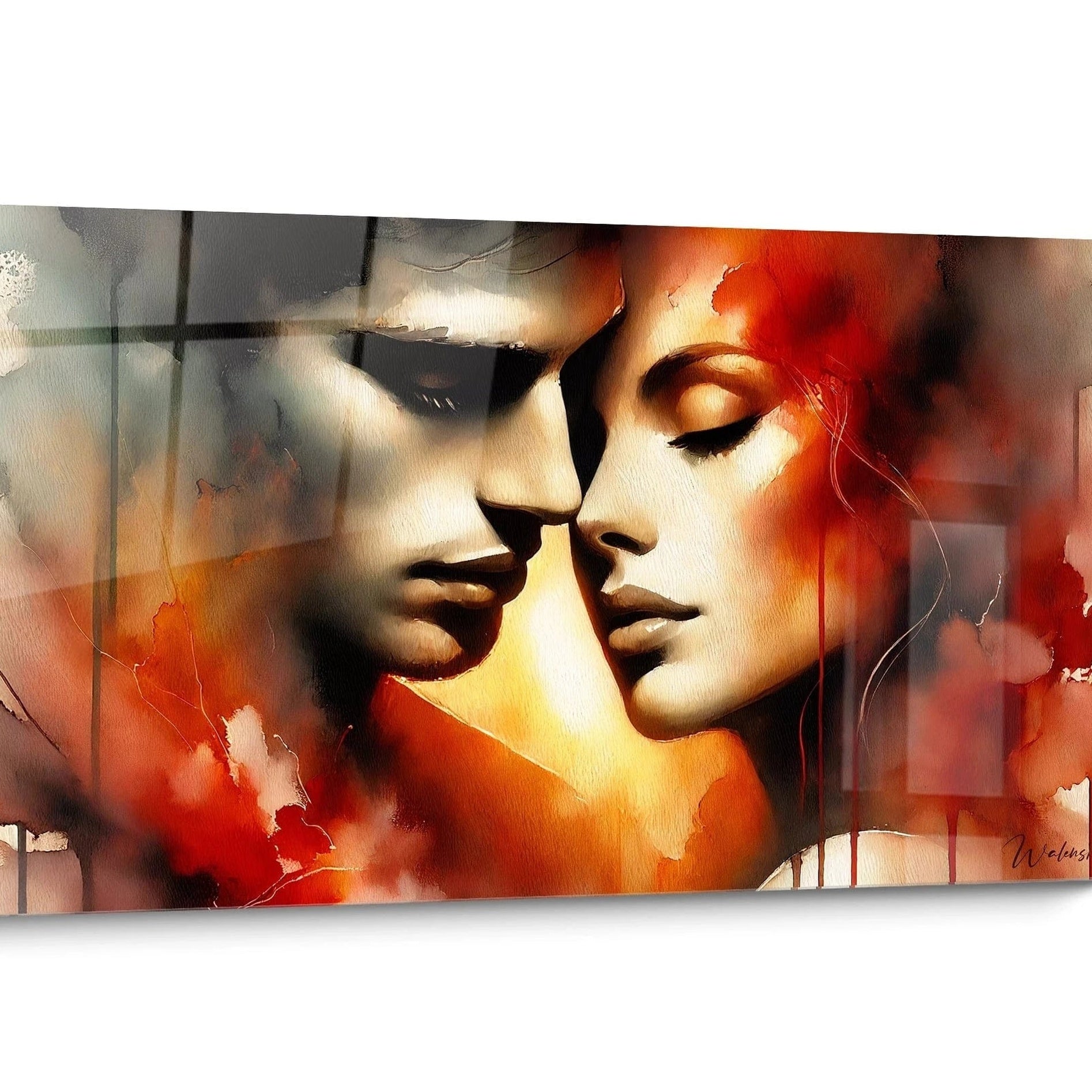 Abstract Romantic Canvas