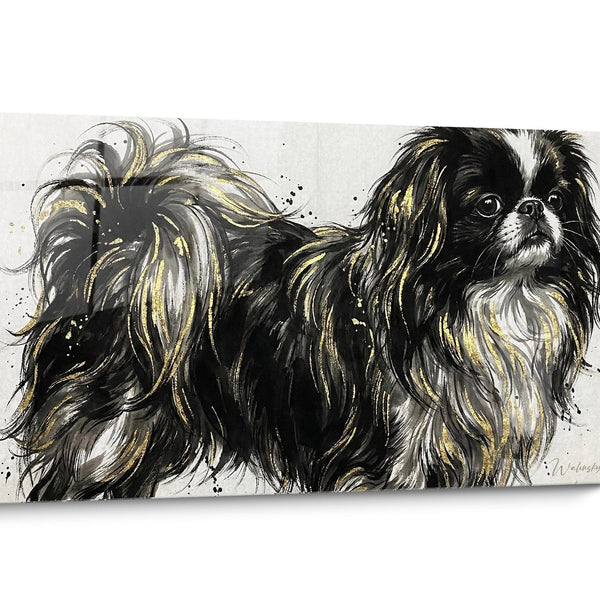 Quadro Cane Spaniel Giapponese Dorato