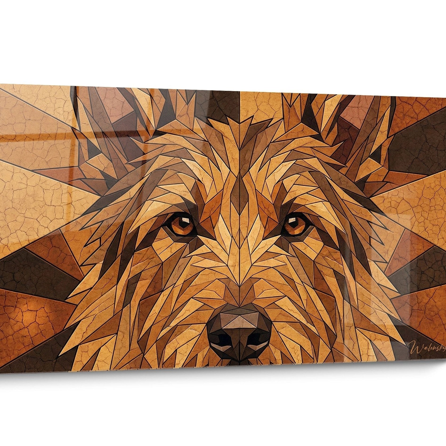 Picardy Sheepdog Geometric Wall Art