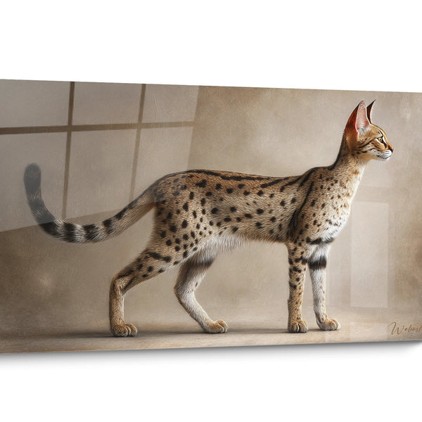 Tableau chat Serengeti Portrait