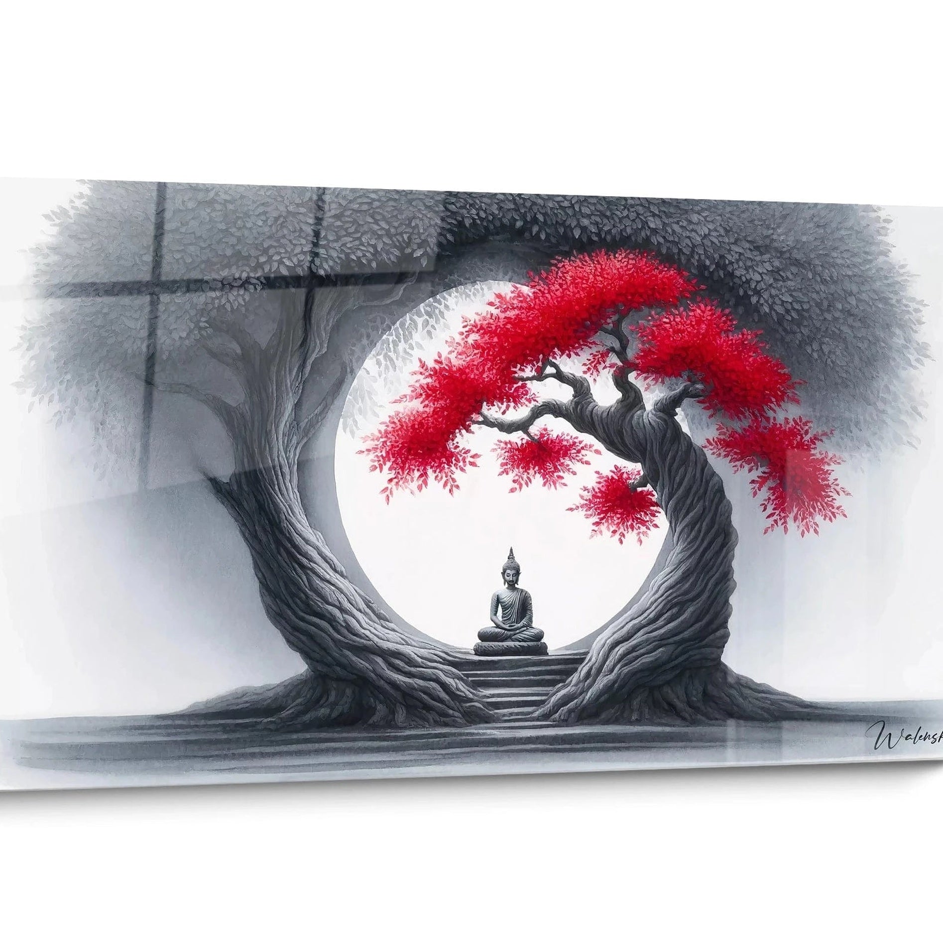 Tableau Zen Minimaliste Arbre