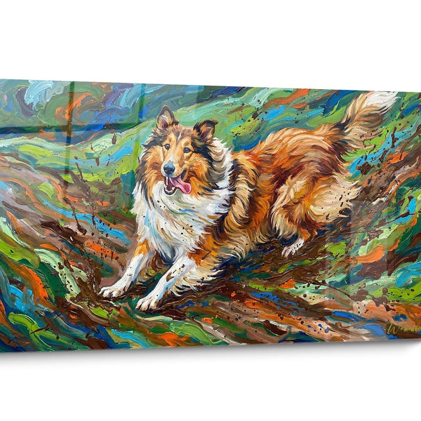 Tableau Collie Moderne