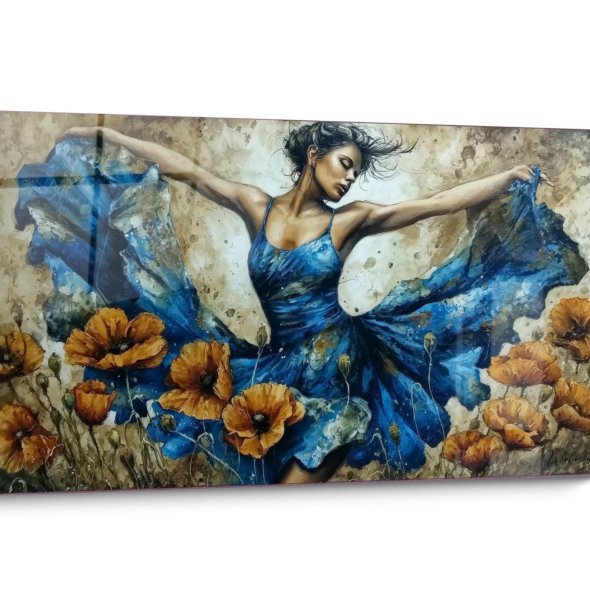 Tableau Coquelicot Portrait