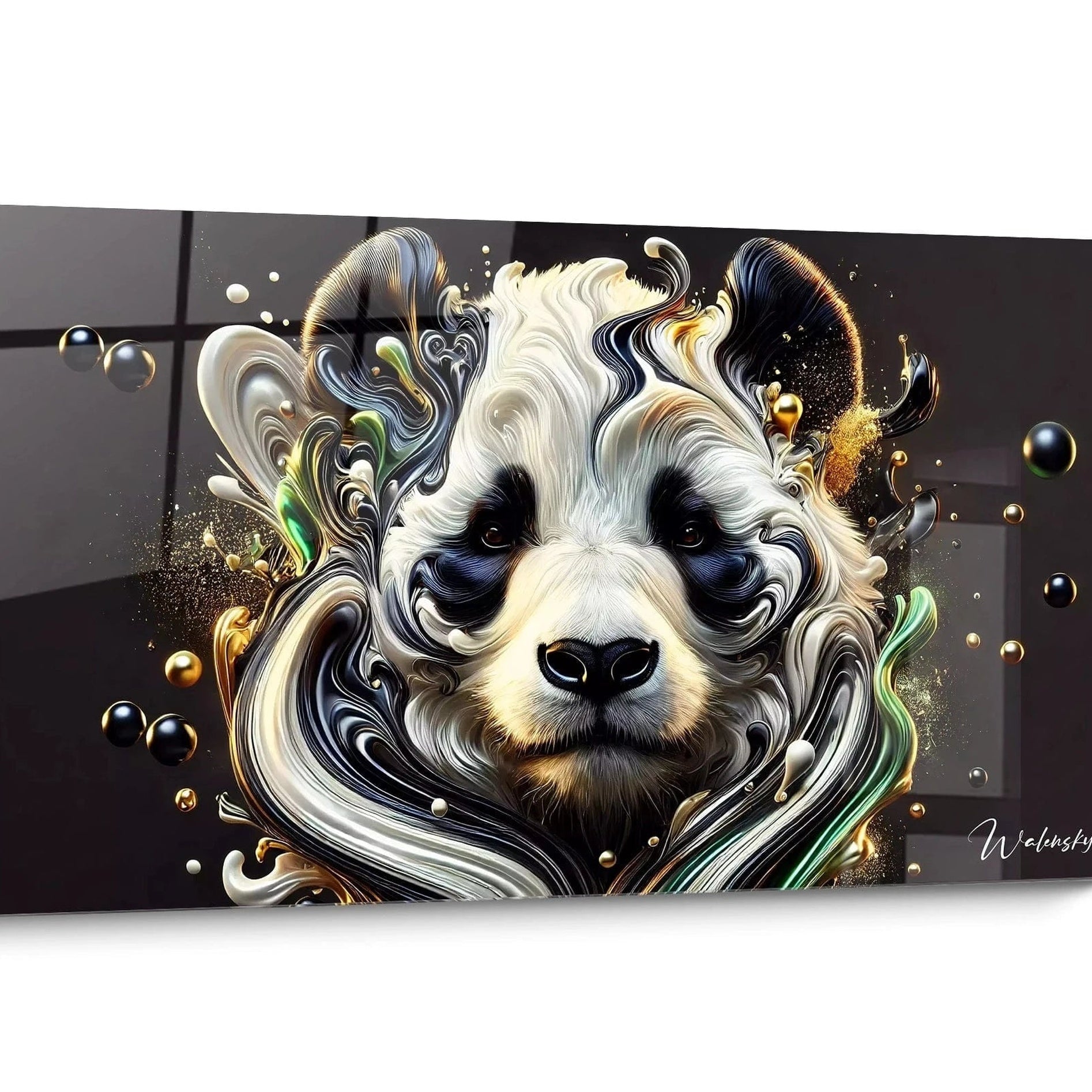 Abstract wall art for clinic