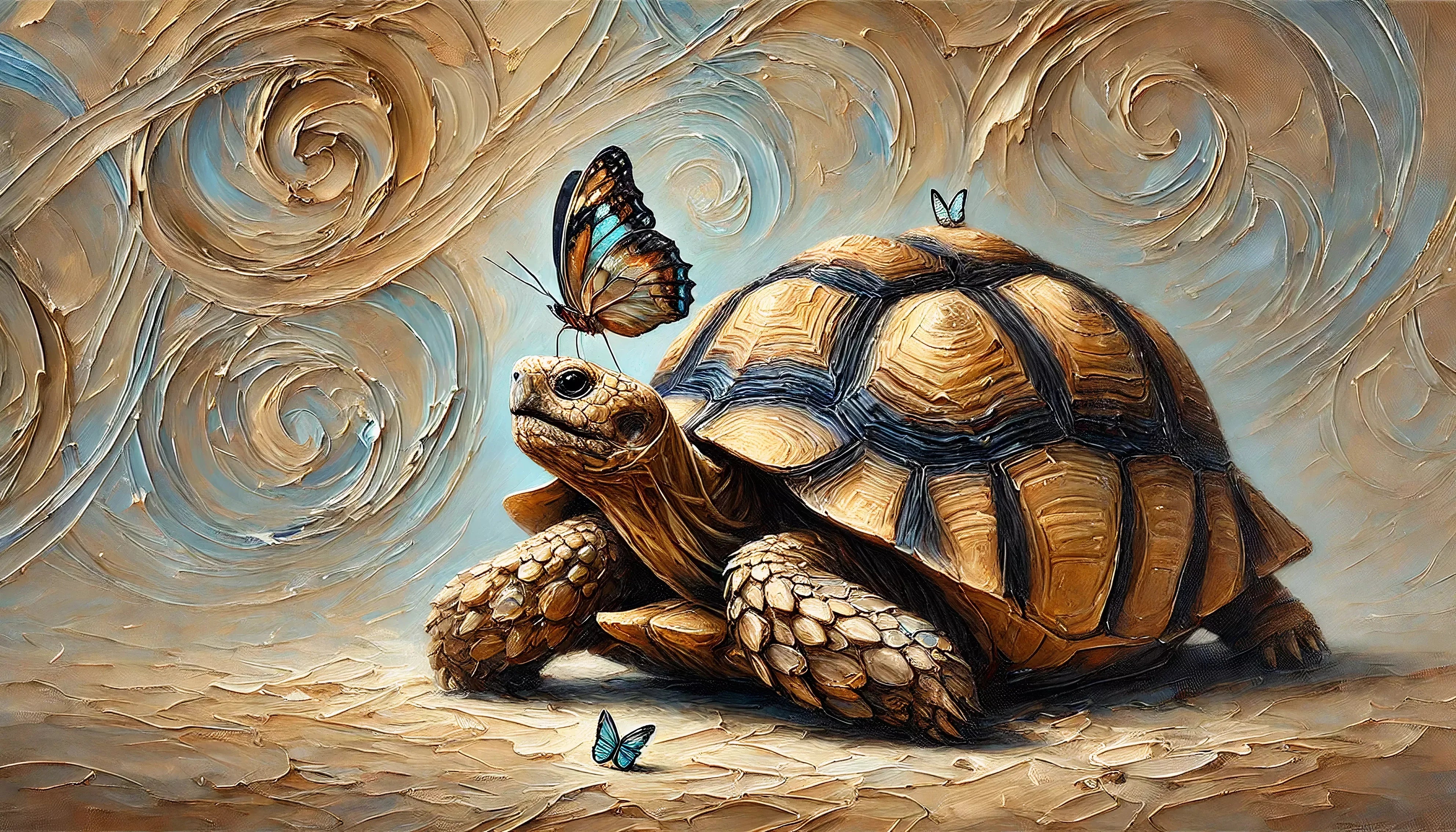 tableau tortue terrestre collection